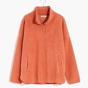 Madewell (Re)sourced Fleece Popover Tunic Jacket